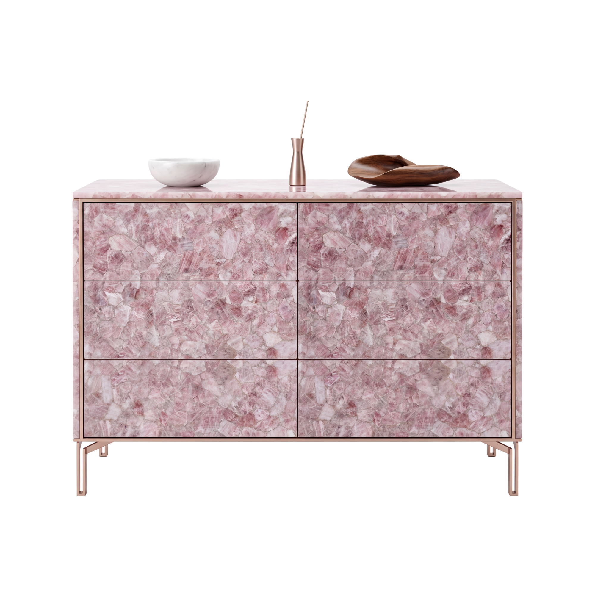 Rose Quartz Chest