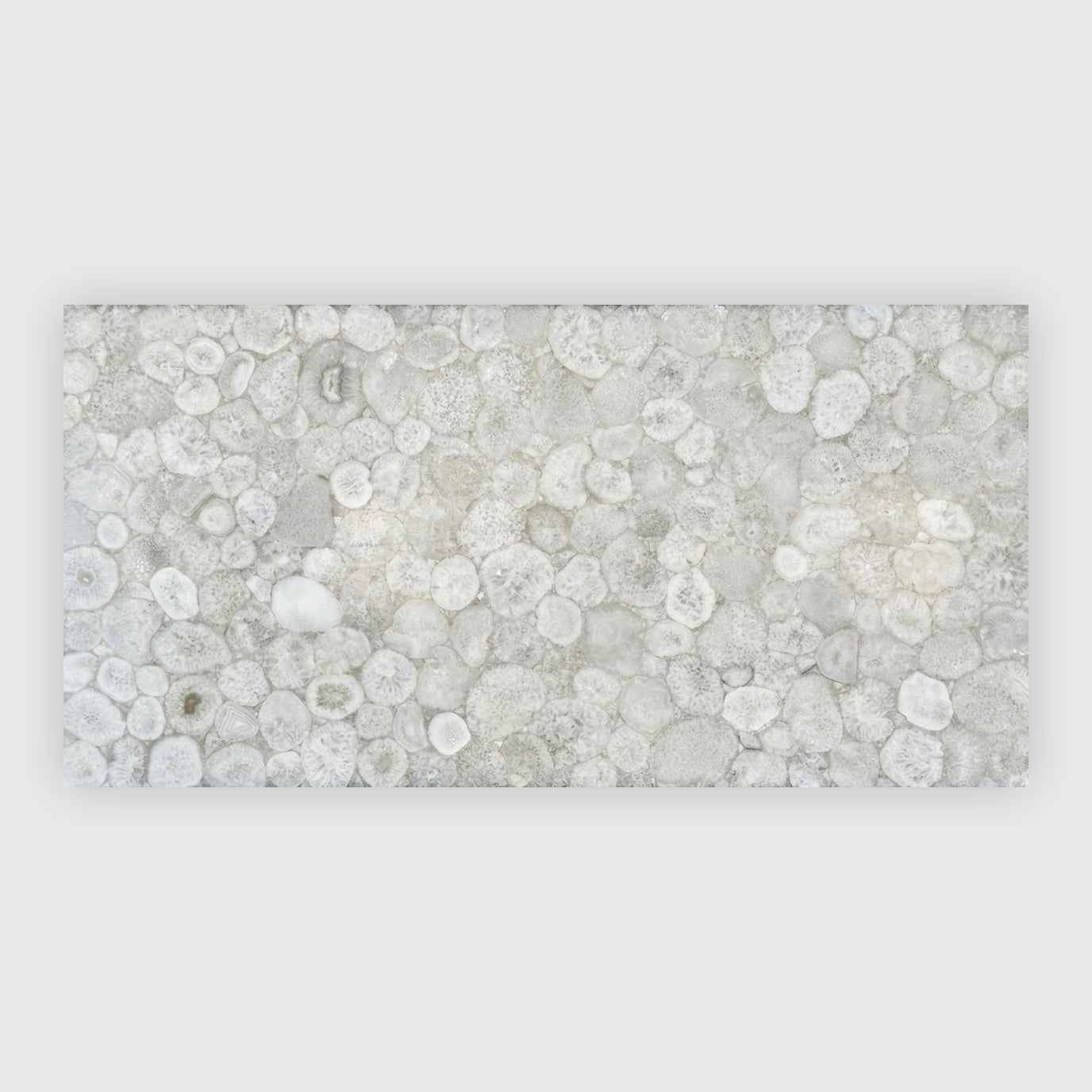 Crystal agate white