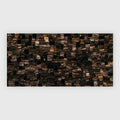 Retro petrified wood black