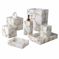 White Quartz With Gold
